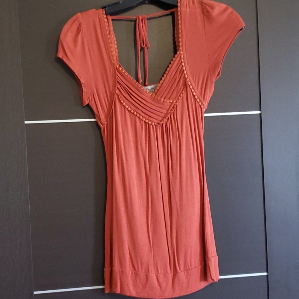 American Rag burnt orange Shirt